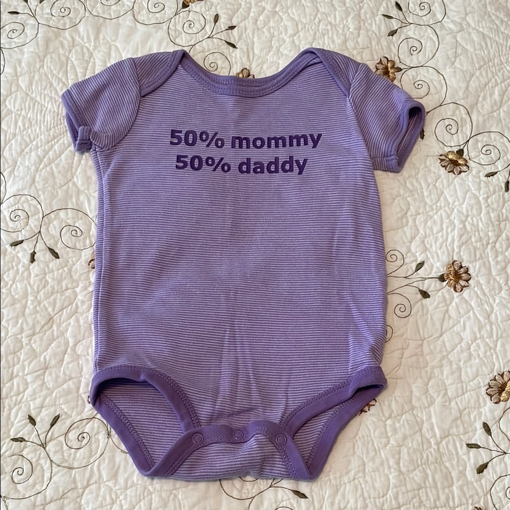 Infant Carter's Purple Bodysuit
